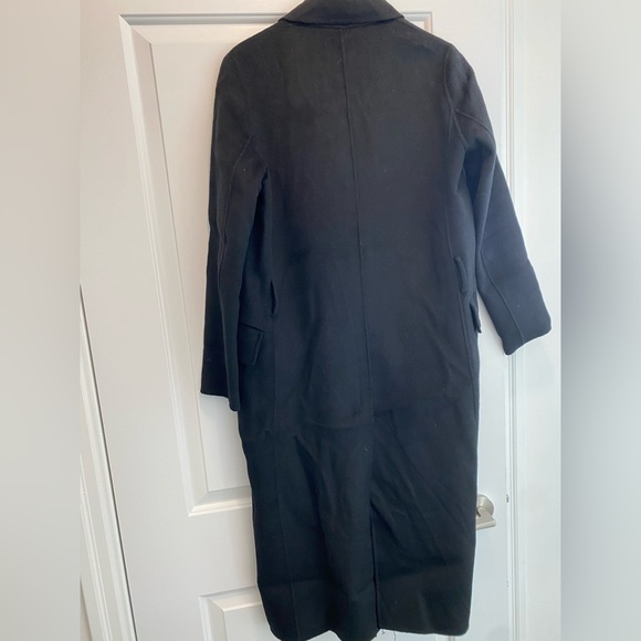 Wool Maje black coat - Picture 6 of 7